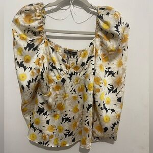 ZARA Floral Print Women's Top
